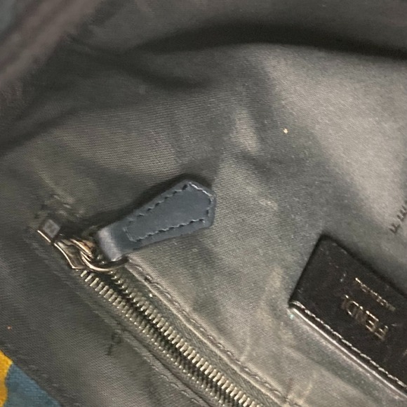 FENDI Blue Leather Backpack - Picture 11 of 11